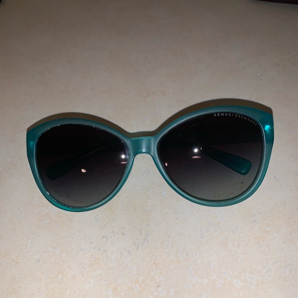 Armani exchange blue sunglasses